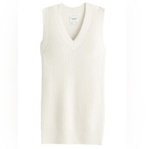 Abercrombie oversized sweater vest